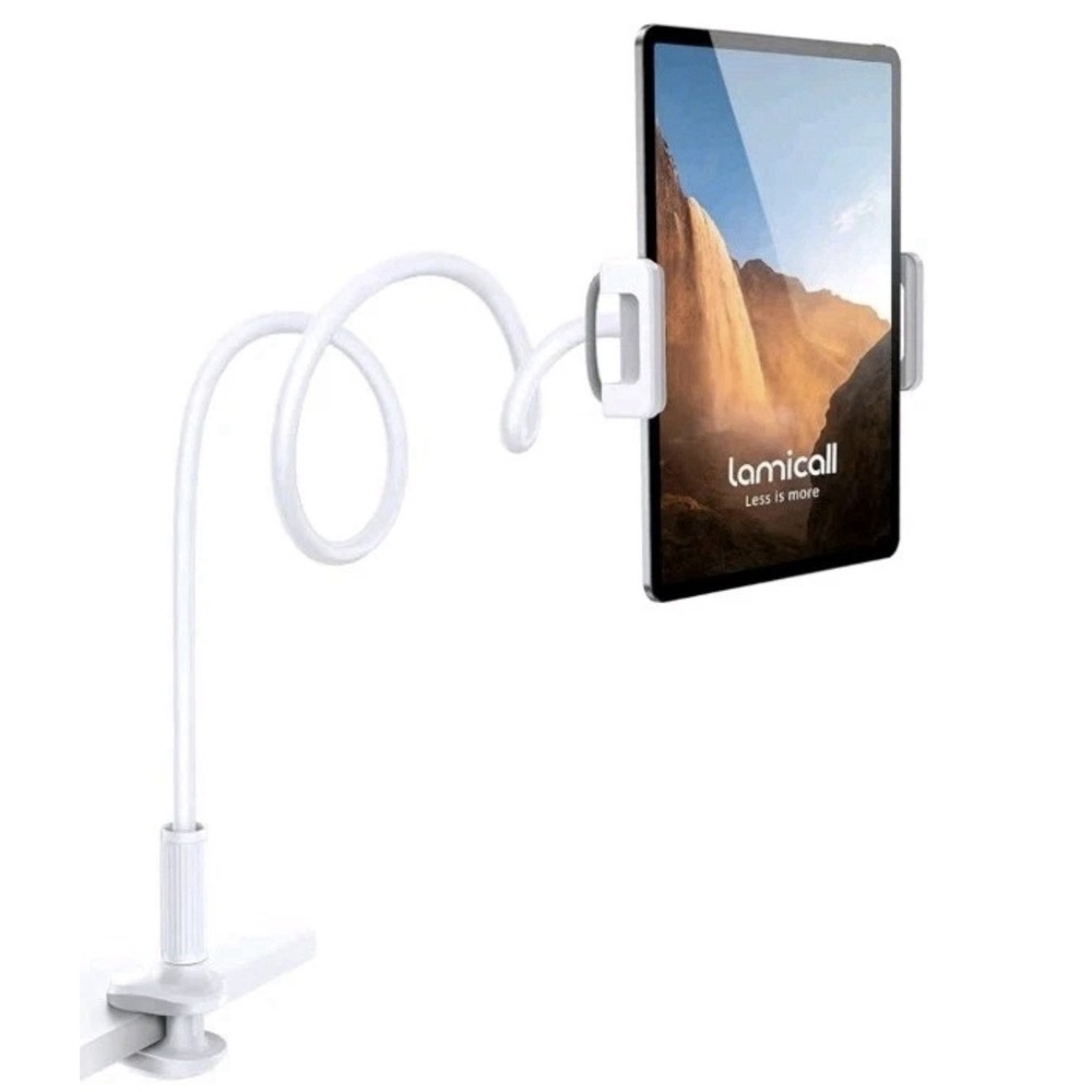 Lamicall Cell Phone Tablet Stand Holder Heavy Duty Base 360 Degree Gooseneck